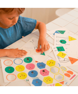 Sticker Game Geometric Emotions - Apli - Image 4