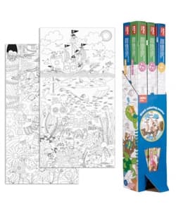 Giant Coloring Poster 180X96.5Cm - Apli - Image 1