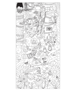 Giant Coloring Poster 180X96.5Cm - Apli - Image 2