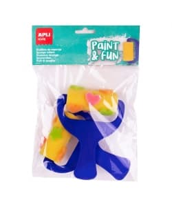 Brush Foam Roll 2/Pack - Apli - Image 2