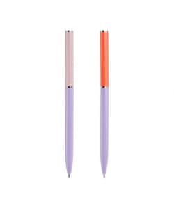 Pen Ballpoint Mr Thin Pink & Red - Image 2