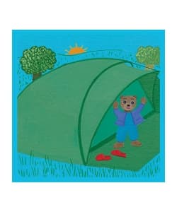 Petit Ours Brun Au Camping - Poche - Image 4