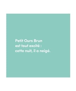 Petit Ours Brun Fait Un Bonhomme De Neige - Poche - Image 3