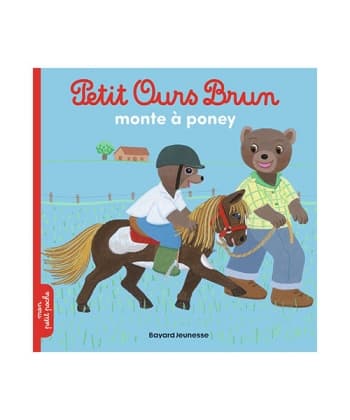 Petit Ours Brun Monte A Poney - Poche