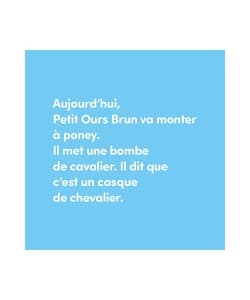 Petit Ours Brun Monte A Poney - Poche - Image 3
