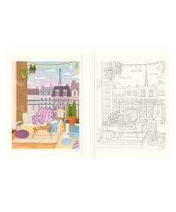 Flaneries Urbaines : Un Beau Livre A Colorier - Image 3