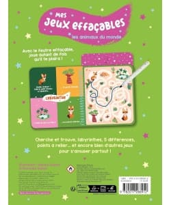 Mes Jeux Effacables - Les Animaux Du Monde +Pen - Image 6