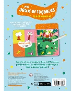 Mes Jeux Effacables - Les Dinosaures +Pen - Image 4