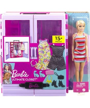 Ultimate Closet + Doll-Mattel Barbie