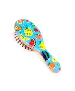 Hair Brush Summer Fruits Bamboo Bru37 - Image 3