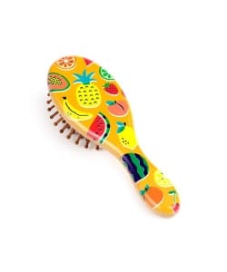 Hair Brush Summer Fruits Bamboo Bru37 - Image 5