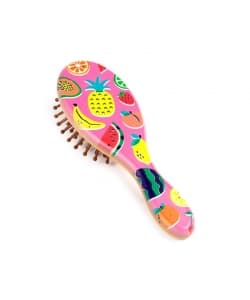 Hair Brush Summer Fruits Bamboo Bru37 - Image 6