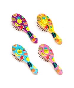 Hair Brush Summer Fruits Bamboo Bru37 - Image 2