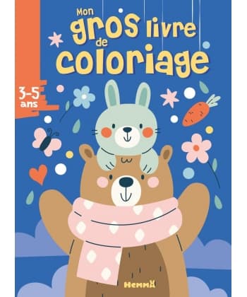 Mon Gros Livre De Coloriage (Ours Et Lapin)