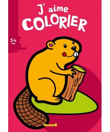 J Aime Colorier (2-4 Ans) - Castor
