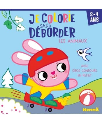 Je Colorie Sans Deborder 2/4Ans - Les Animaux