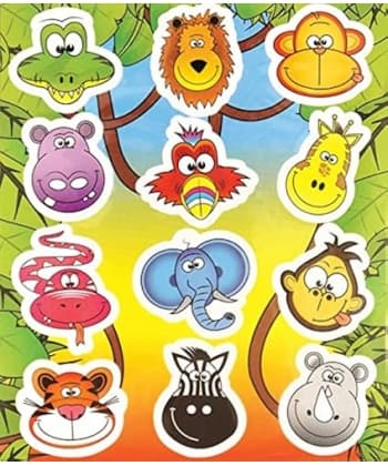 Jungle  Fun Stickers