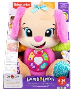 Laugh & Learn-Puppy-Musical Plush – Pink -Fisher Price - Image 2