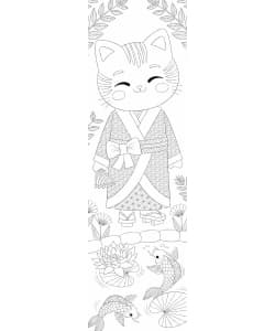 30 Marque-Pages A Colorier - Merveilleux Japon - Image 2