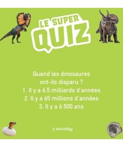 Boite Le Super Quiz Des Dinosaures - Image 2
