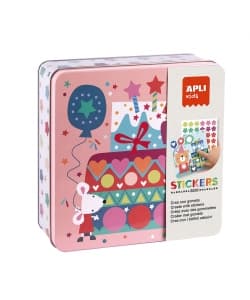 Sticker Game Game Party Metal Box - Apli - Image 1