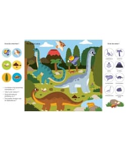 101 Choses A Trouver Et A Coller - Les Dinosaures - Image 2