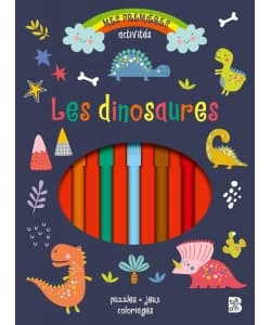 Bloc D Activites Avec Feutres - Les Dinosaures - Image 1