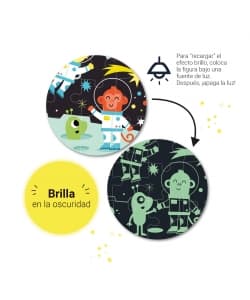 Space Puzzle Glow In The Dark - Apli - Image 3
