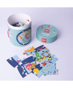 Worldmap Puzzle Circular - Apli - Image 3