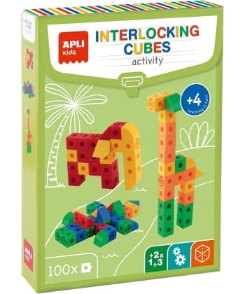 Interloking Cubes Building Game - Apli