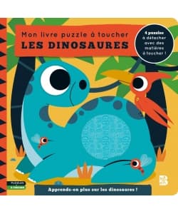 Mon Livre Puzzle A Toucher - Les Dinosaures - Image 1