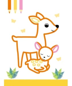 Mon Premier Bloc A Colorier - Les Bebes Animaux - Image 3