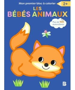 Mon Premier Bloc A Colorier - Les Bebes Animaux - Image 1