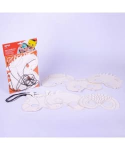 Mask Paint And Color Carton Animals 6/Pack - Apli - Image 3