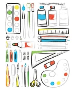 Pochette Stylos Pinceaux +Stylos - Image 4