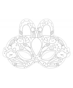 Mes Masques En Strass - Animaux Kawaii - Image 4
