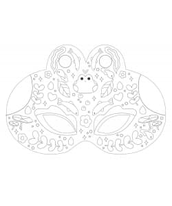 Mes Masques En Strass - Animaux Kawaii - Image 5