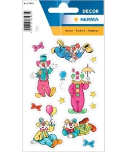 Clown Glittery - Sticker Herma - Image 1