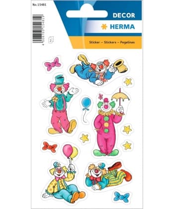 Clown Glittery - Sticker Herma