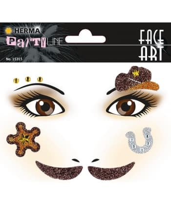 Cowboys - Face Art Herma