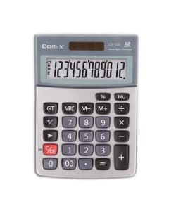 Calculator Comix 12 Digits Silver Cs-1222 - Image 1
