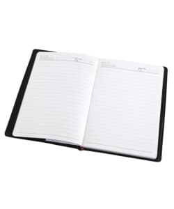 Notebook Comix A5 Ruled 80Sh Pu Black C4612 - Image 3
