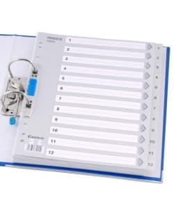 Divider Comix A4 Pp 1-12 12Tabs Grey Ix894 - Image 3