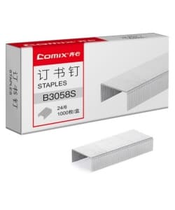 Staples Comix 24/06 1000/Pack Silver B3058 - Image 3