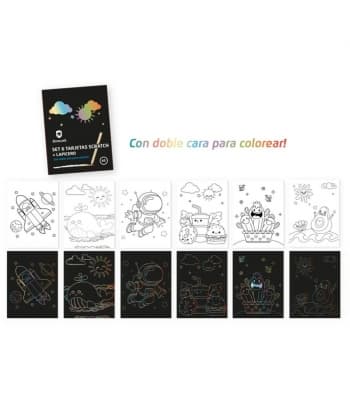 Scratch Card Bismark 6/Pack W/Pencil 332472