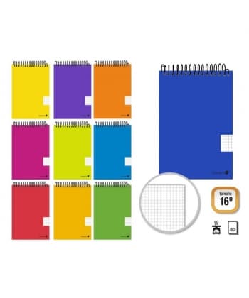 Notebook Bismark Pp Top Spiral A5 80Sh 328535