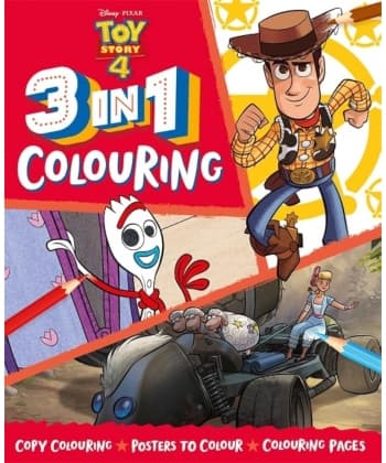 3 In 1 Colouring Disney Pixar Toy Story 4