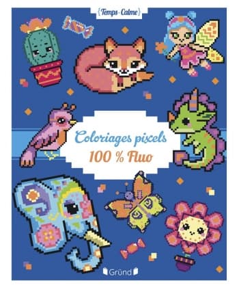 Coloriages Pixels 100% Fluo