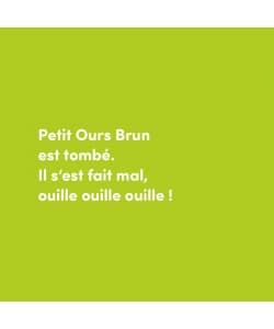 Petit Ours Brun Poche - S Est Fait Mal - Image 3