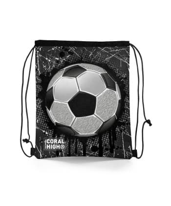 Drawstring Bag  Football Black Coral High